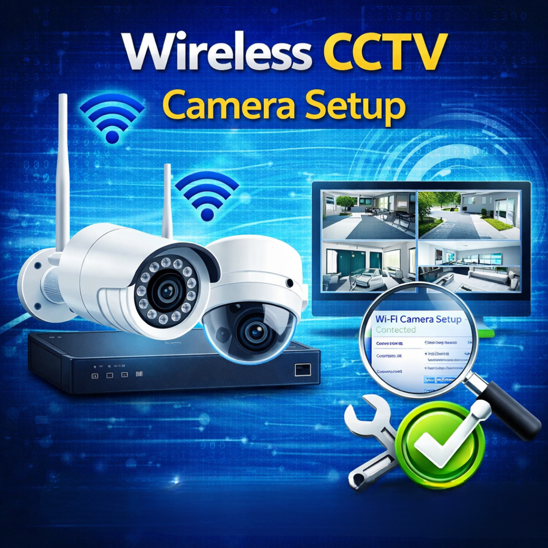 Wireless CCTV Camera Setup
